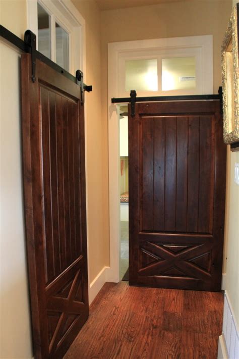 Interior Barn Doors At North Texas Ranch Home Design By Steve Chambers