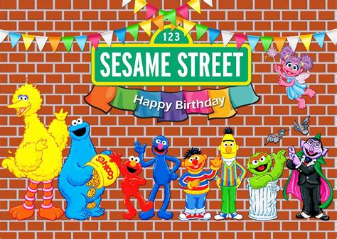 Sesame Street Happy Birthday Ubicaciondepersonascdmxgobmx