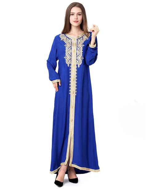 muslim dress dubai kaftan for women long sleeve long dress abaya islamic clothing girls arabic