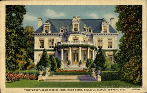 Chetwode Residence Of John Jacob Astor Bellevue Avenue Newport Ri