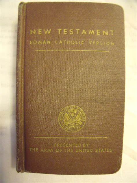 New Testament Roman Catholic Version The Gospels And The Acts Of The