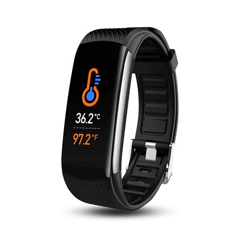 Smart Watch Fitness Tracker With Body Temperature Thermometer Blood