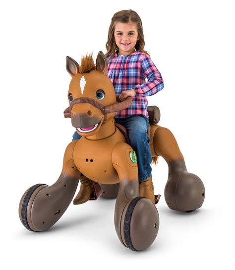 12 Volt Rideamals Scout Pony Interactive Ride On Toy By Kid Trax Ebay