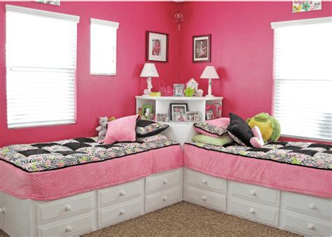 Fitting two twin beds into a small bedroom is tricky, and measuring the room and arranging the furniture can make it a haven for the people sharing it. Small Space Kid Bedroom For Two - Our Home Sweet Home