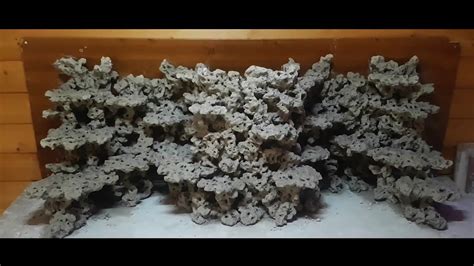 Keeping the rock wet while out of the tank helps quite a bit. REEF WALL - Reef Tank Designs, Ceramic Rock Aquascaping ...