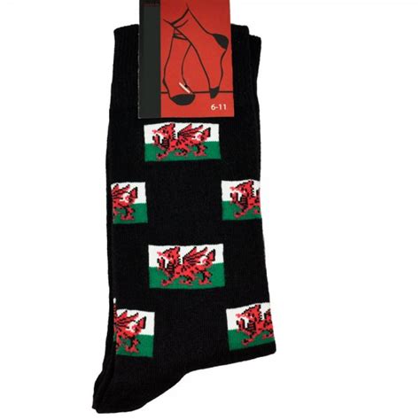 Wales Flag Mens Novelty Socks From Ties Planet Uk