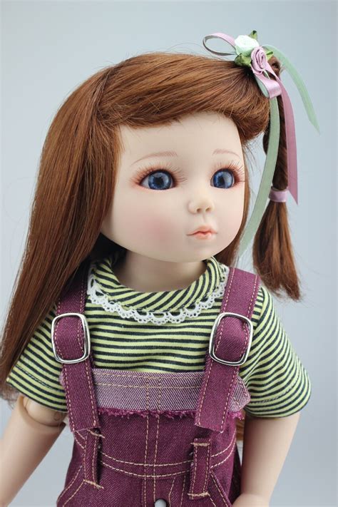 Npkcollection Beautiful Bjd Doll 18inch Top Quality Handmade Long Hair Doll With Joints T For