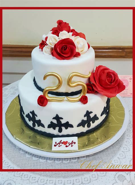 25 anniversary cake