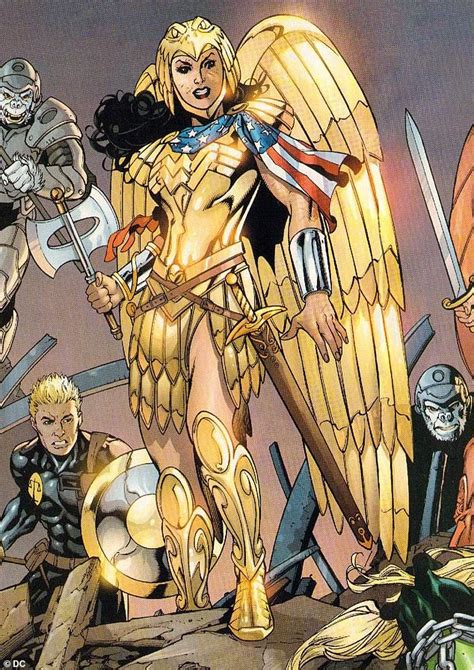 Gal Gadot Trades Her Classic Superhero Costume For New Gold Winged Armor In Wonder Woman 1984