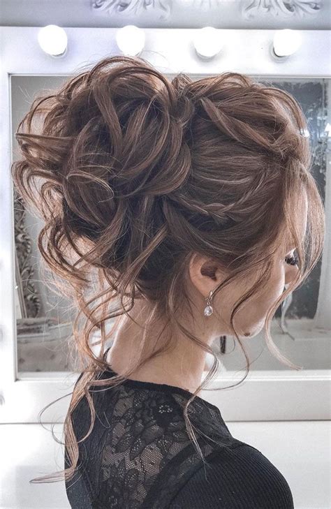 44 Romantic Messy Updo Hairstyles For Medium To Long Hair