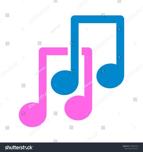 Vector Musical Note Symbol Melody Sign Stock Vector Royalty Free