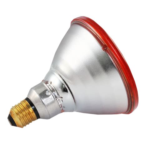 Infrared Industrial Heat Incandescent Lamp Par38 Ir 175w 240v Red E27