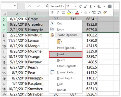 How To Quickly Insert Multiple Blank Rows Or Columns In Excel At Once