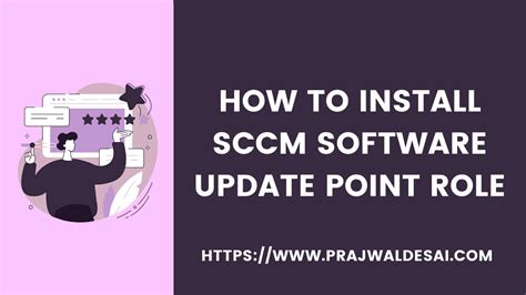 Install Sccm Software Update Point Role Configmgr Sup