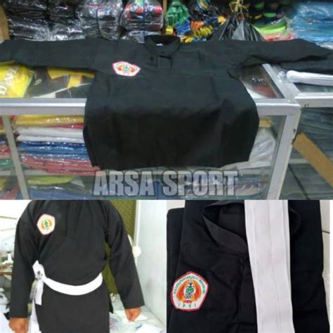 Baju Silat Size XXL Pakaian Pencak Silat Hitam IPSI Shopee Indonesia