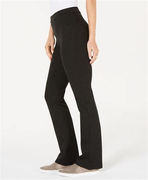 Style And Co Ponté Knit Bootcut Pants Created For Macy S Macy S