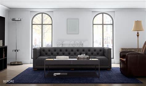 Custom designs tailored to your style, budget, and lifestyle. Free Modern Virtual Room Interior Design Services | CB2 | Rustic living room furniture, Interior ...