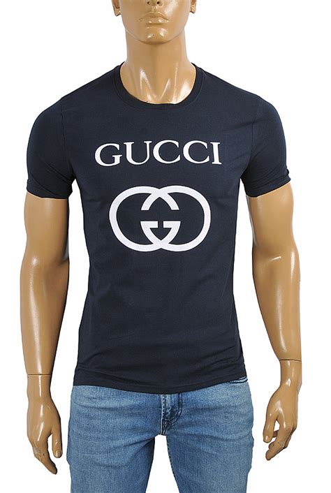Mens Designer Clothes Gucci Cotton T Shirt With Front Print 252