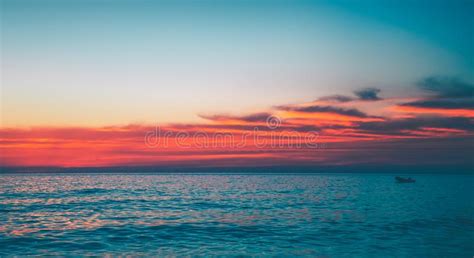 Beautiful Seascape Stock Image Image Of Morning Evening 122225633