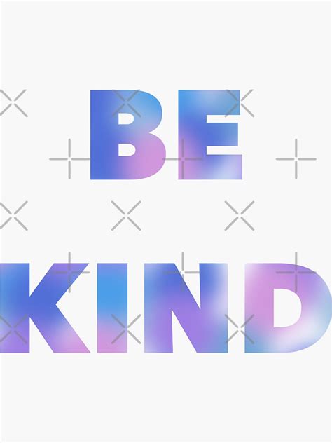 Be Kind Sticker Sticker By Madebysarah Redbubble