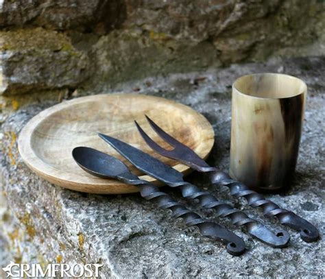 Viking Cutlery Forged Iron Hand Forged Game Of Thrones Viking Life