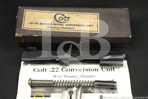 U 812 Pre War Colt 22 45 Service Model Conversion Unit 22 Lr 1911a1 W