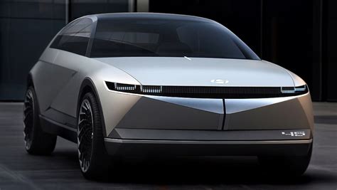 Hyundai 45 Concept Showcases Brands Electric Vehicle Future Car News