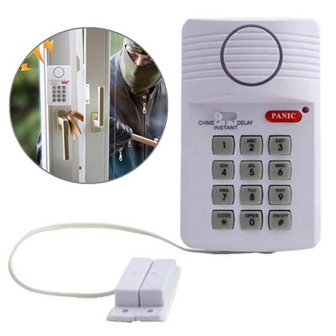 Security Keypad Door Alarm door alarm systems System With Panic Button ...