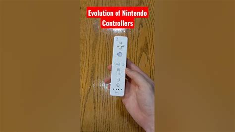 The Evolution Of Nintendo Controllers Youtube