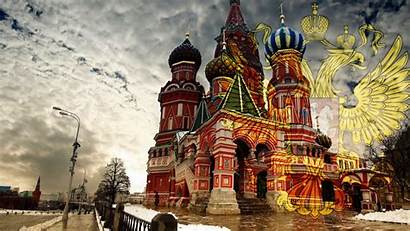 Russia Moscow Basil Cathedral Saint Wallhaven Kremlin