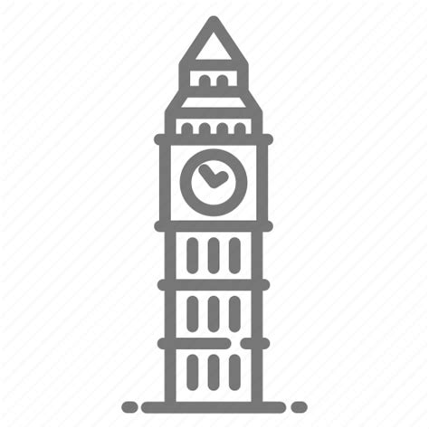 Bell Big Ben Clock London Parliament Westminster Icon
