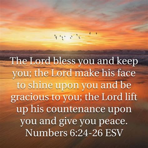 bible quote may god bless you and keep you shortquotes cc