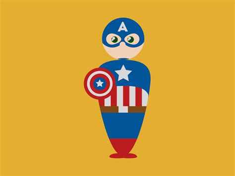 Cap America By Geen Thee On Dribbble