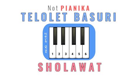 Not Pianika Telolet Basuri Sholawat Belajar Memainkan Lagu Islami