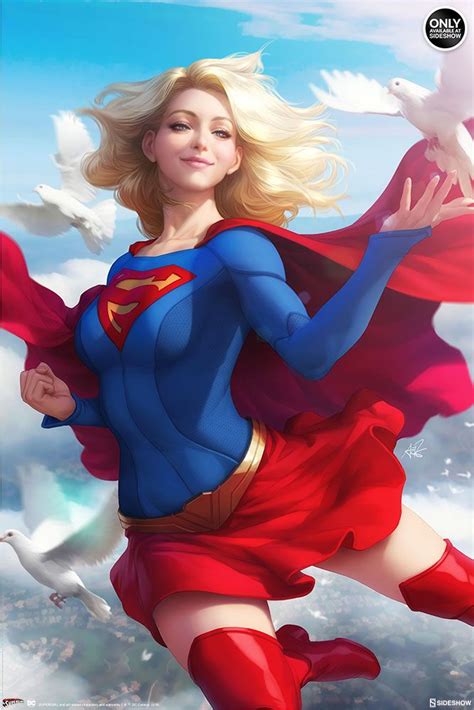 Dc Comics Supergirl Art Print By Sideshow Collectibles Dc Comics Girls Supergirl Art