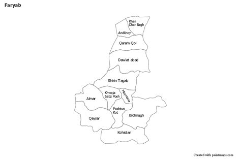 Mapas De Muestra Para Faryab