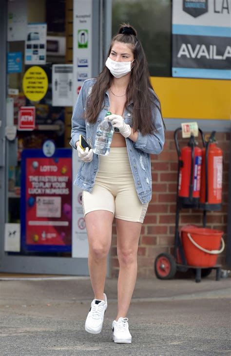 Busty Rebecca Gormley Is Seen Heading To Her Local Petrol Station In