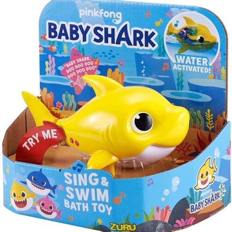 Baby Shark Sing And Swim Bath Toy Daddy Shark Exotique