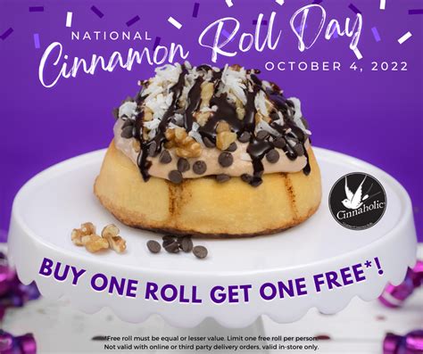 National Cinnamon Roll Day In Seattle At Cinnaholic