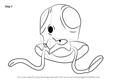 Learn How To Draw Tentacool From Pokemon Pokemon Step By Step