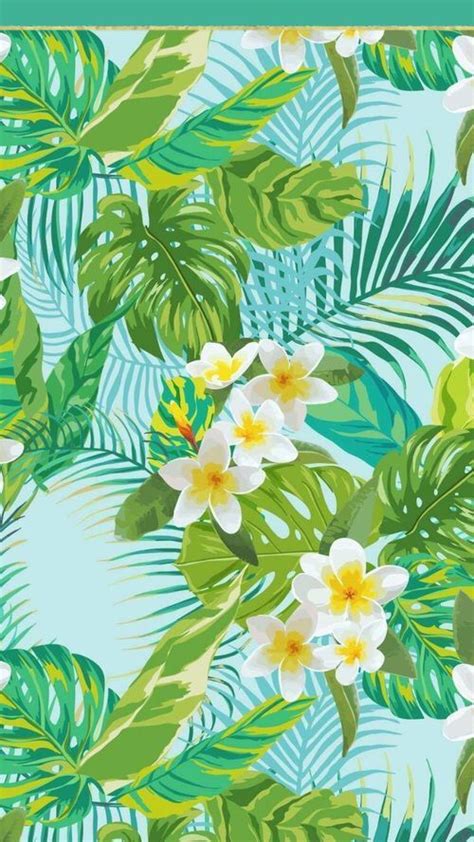 ⭐️ang⭐️ Tropical Wallpaper Cute Wallpaper Backgrounds Print Wallpaper