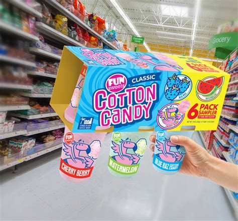 Fun Sweets Cotton Candy Sampler 9oz