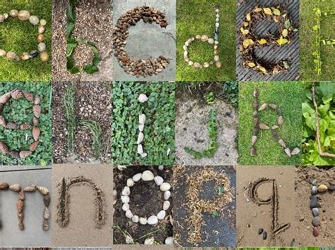 Nature Alphabet Letter Display Teaching Resources