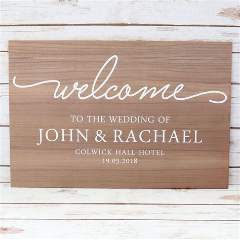 Wedding Welcome Sign