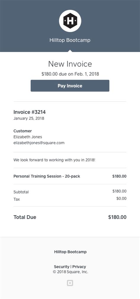 Invoice Examples For Every Kind Of Business Square Invoicing