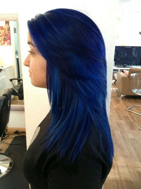 Thats Blue Hair Styles Hair Color Blue Dark Blue Hair