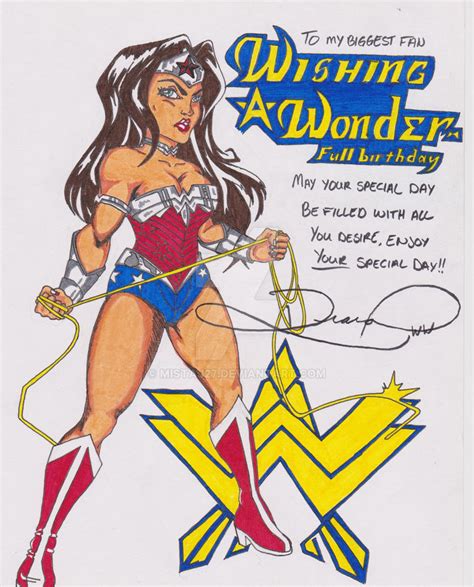 Wonder Woman Birthday Card By Mistaj On DeviantArt