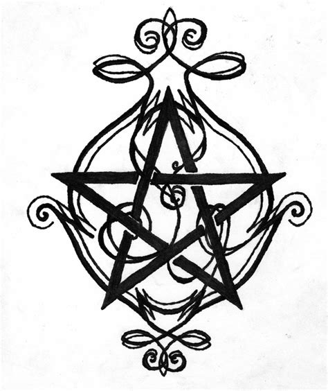 The Girl In The Forestciel X Reader Wiccan Tattoos Pentagram