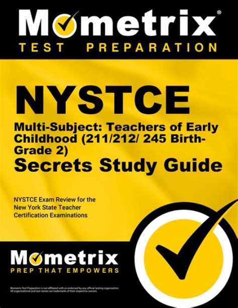 Nystce Multi Subject Teachers Of Early Childhood 211212245 Birth