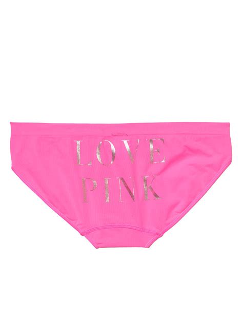Victoria S Secret Seamless Bikini Panty In Pink Pink Love Pink Lyst